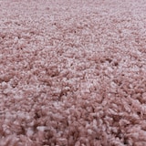 thumbnail of Teppich Waschbar Shaggy Uni Kuschelig Strapazierfähig Schlafzimmer Esszimmer Rosa 140x200 cm OEKO-TEX Gekettelt – SPREE von Kadima Design