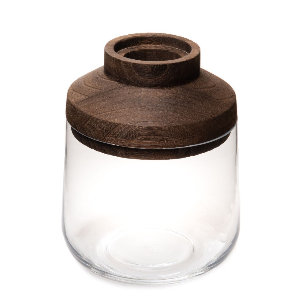 Vase Denali 25 cm -  Transparent / Cristal Rond Verre Lou De Castellane 24.50x19.50 cm