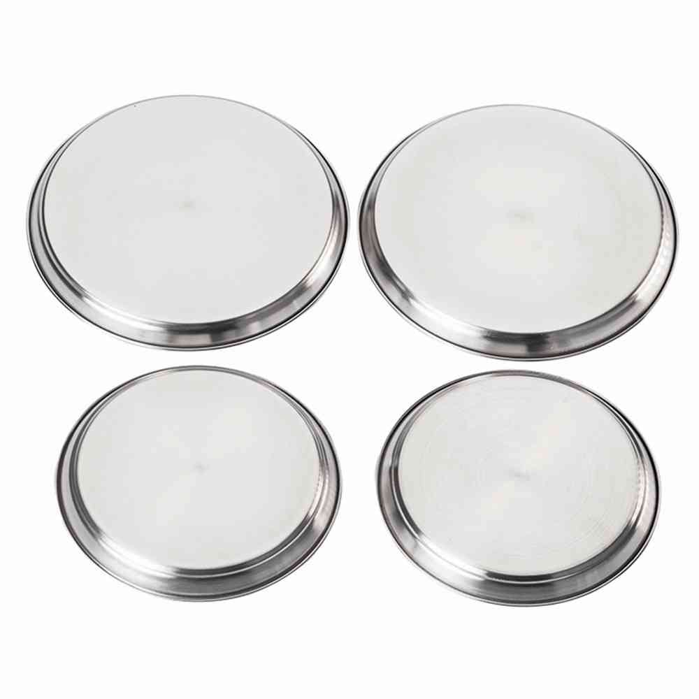 KRÜGER Herdabdeckplatten-Set Edelstahl 4er 1904E