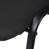 thumbnail of UniSit Pack 4 Sillas confidente dado apilable tapizada negra