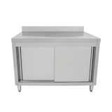thumbnail of METRO PROFESSIONAL Gastro werkkast GSCB2120B, roestvrij staal, 120 x 70 x 95 cm, met opstaande rand, zilver
