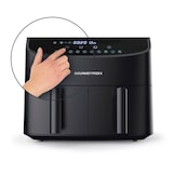 thumbnail of GOURMETmaxx Heißluft-Fritteuse Doppelkorb - 2x 3,5 l - schwarz