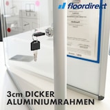 thumbnail of Schaukasten magnetisch - für den Innenbereich inkl. 12 Magnete - Magnetische & beschreibbare Rückwand - Alurahmen & Acrylglas / 3 x A4