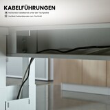 thumbnail of bümö höhenverstellbarer Schreibtisch O-Serie 180x80 cm in Graphit, Gestell in Silber - großer PC Tisch für's Büro manuell höhenverstellbar,