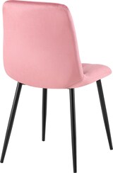 thumbnail of Esszimmerstuhl DOFAR - Samt Rosa 45x55x85 cm | Essstühle Esszimmerstühle Küchenstühle Wohnzimmerstühle