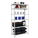 thumbnail of SimonRack Metalen stelling, 2500x800x300 mm, 6 niveaus, metalen legbord, 180 kg buigpunt, Galvaniseerd - Simonclick