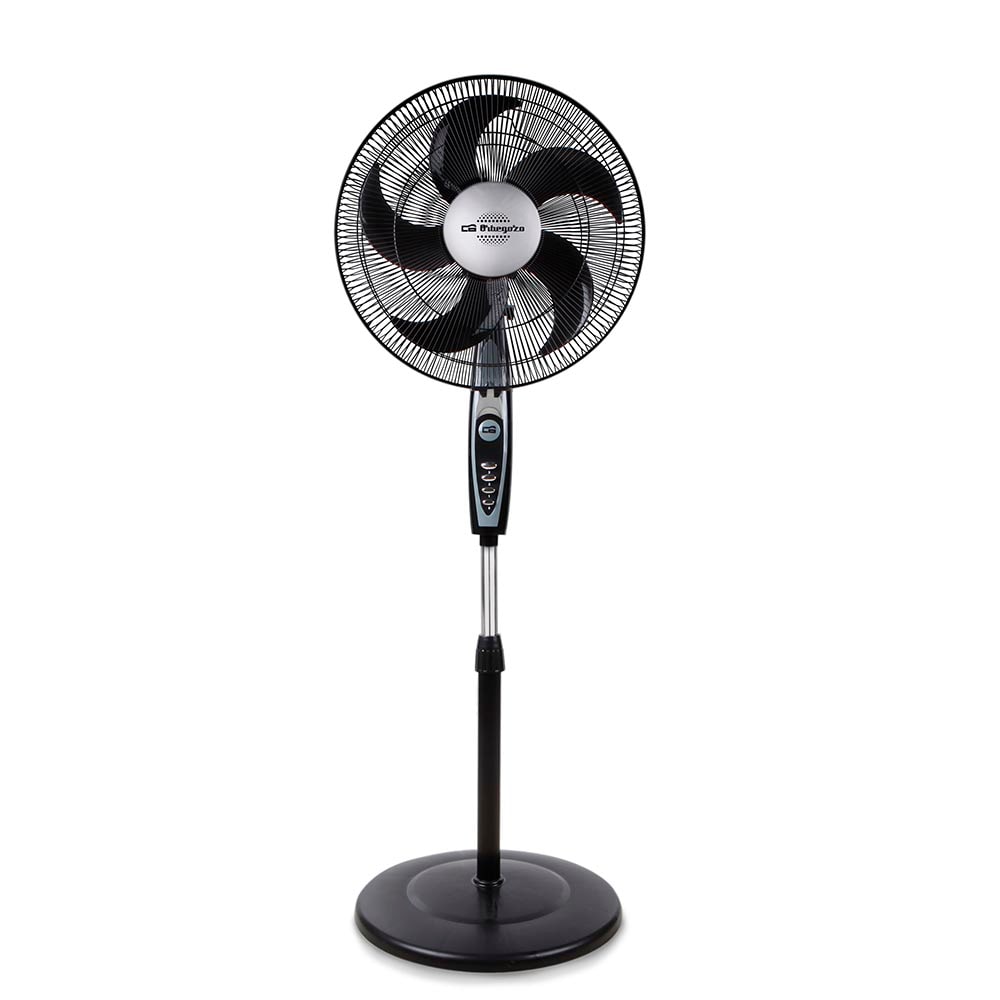 Orbegozo ventilador de pie oscilante SF 0149, tamaño aspas 40 cm, altura regulable, silencioso, 3 velocidades, 60 W