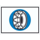 thumbnail of Schneekettenpflicht Symbol Schild A5 (148x210mm)