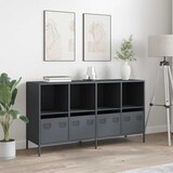 thumbnail of vidaXL Sideboard Anthrazit 135x39x73,5 cm Kaltgewalzter Stahl