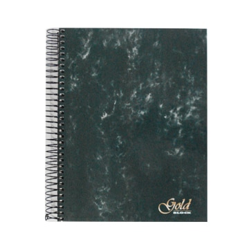 Caderno Espiral A5 Quadriculado Capa Dura 120 Folhas 70gr c/4 Furos