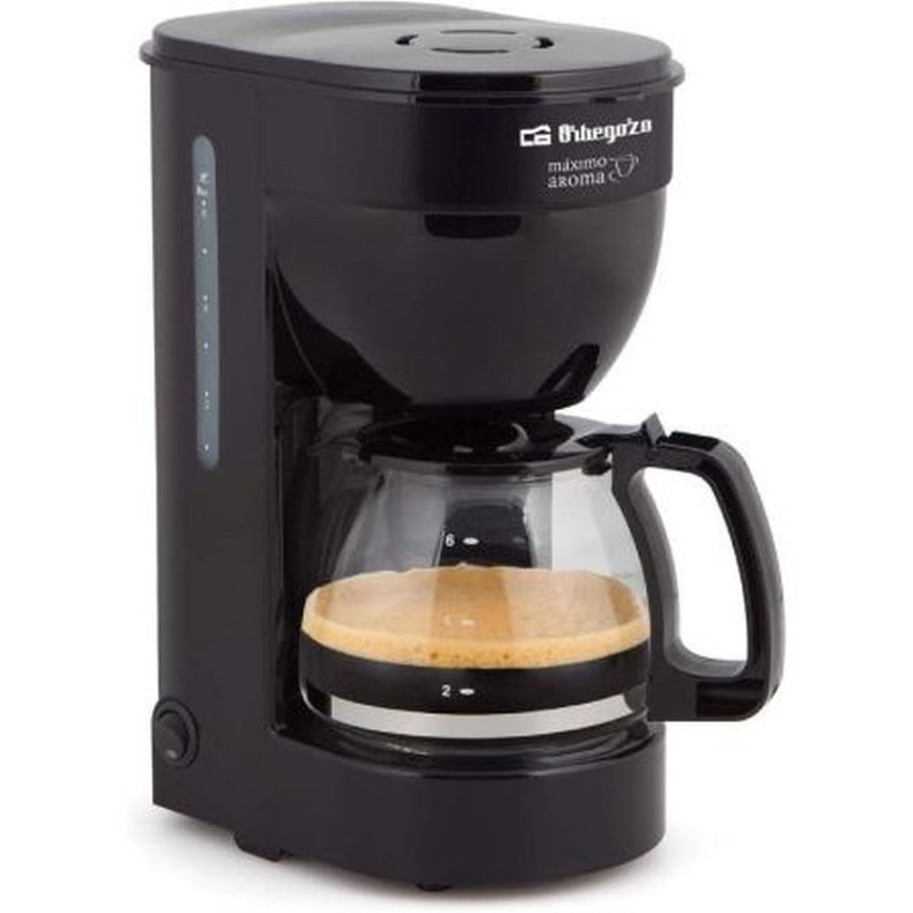 Orbegozo Cg4014 Negra Cafetera De Goteo 6 Tazas Filtro Permanente Extraible