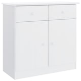 thumbnail of Helloshop26 - ALTA 77 x 35 x 73 cm Buffet Kommode Aufbewahrungsmöbel Organizer aus massivem weißem Kiefernholz für Küche Wohnzimmer 02_0029680