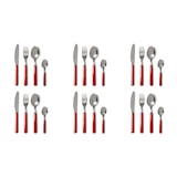 thumbnail of Excelsa Besteckset Of 24 Stück Fashion Stahl Rot