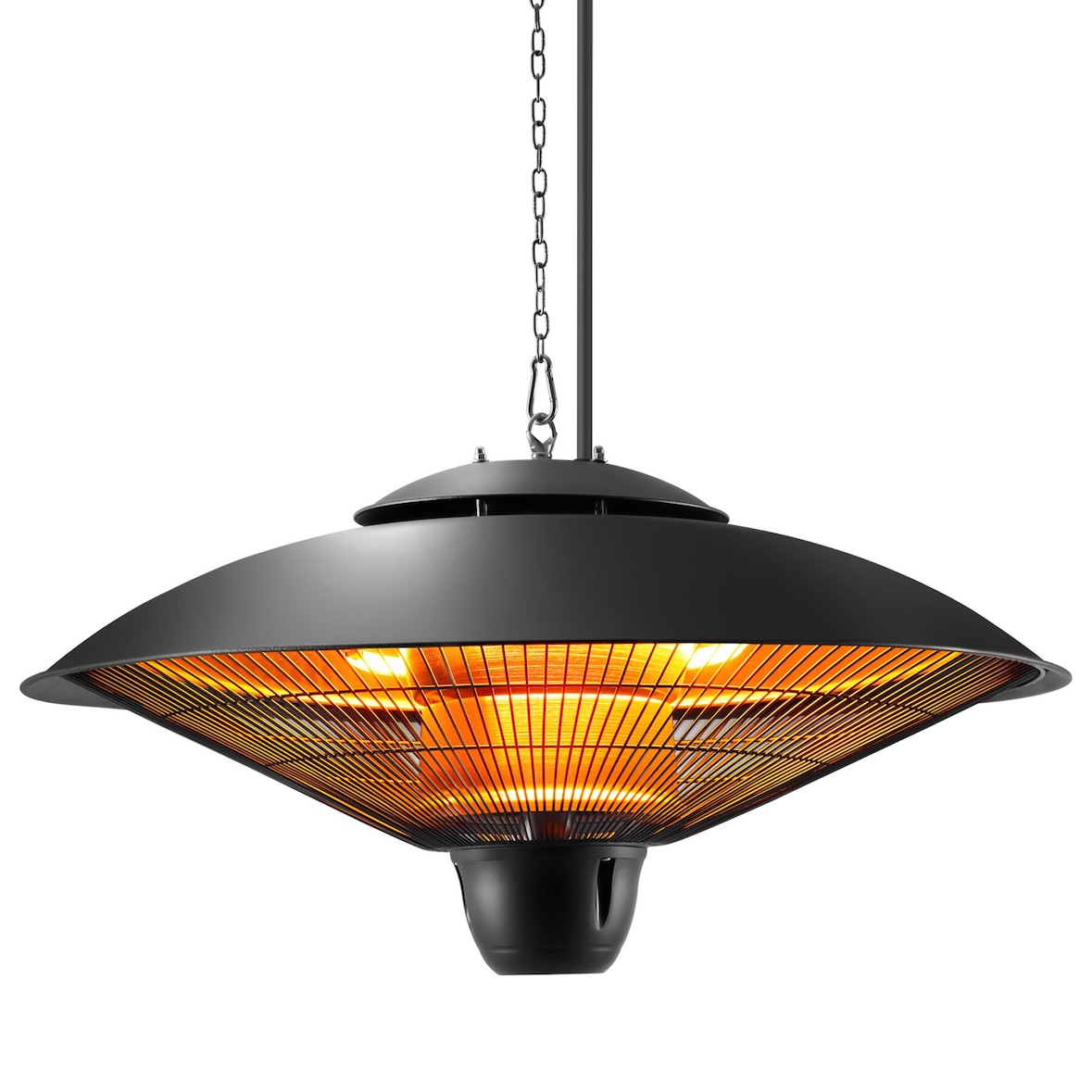 Solaris Infrarotheizstrahler Orbit 2500W, Aluminiumgehäuse - schwarz