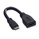 thumbnail of VALUE HDMI High Speed Kabel mit Ethernet, HDMI BU - Mini HDMI ST, 0,15 m