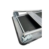 thumbnail of METRO Professional Platformwagen / transportwagen, 47,5 x 73,5 x 82 cm, opvouwbaar, tot 150 KG, ergonomische handgreep, met remmen, zilver / zwart
