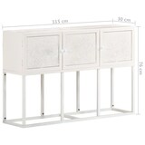 thumbnail of vidaXL Sideboard 115x30x76 cm Mango Massivholz