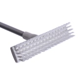 thumbnail of Hygiene Schrubber Hygieneschrubber 30cm Breit mit Aluminiumstiel 145cm HACCP Kunststoff Borsten Kehrbesen Lebensmittel Profischrubber