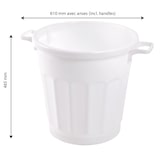 thumbnail of GILAC Conteneur alimentaire HACCP - 50 L - Blanc G613221