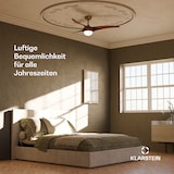 thumbnail of Monteverde Deckenventilator mit dimmbarem Licht Walnuss 132