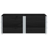thumbnail of Helloshop26 - Hochbeet für Pflanzen Blumen Terrasse Garten 150 x 100 cm massives schwarzes Kiefernholz 02_0037425