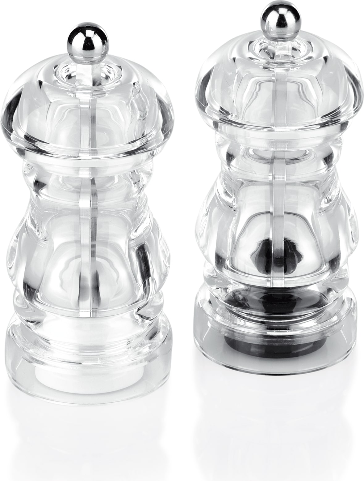 WAS Germany - Salz-/Pfeffermühlen Set, 13 cm, Acryl