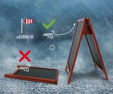 thumbnail of Securit® Windstopper für Gehwegtafeln - Massives lackiertes Kiefernholz wind- und sturmfest