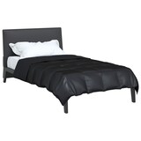 thumbnail of vidaXL Sommerdecke Schwarz 220 x 155 cm Satin und Mikrofaser
