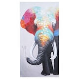 thumbnail of Ölgemälde Elefant II, 100% handgemaltes Wandbild Gemälde XL, 140x70cm