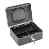 thumbnail of ARREGUI Elegant C9226 Caja Caudales con Llave para Transportar Dinero | Caja de Seguridad acero con bandeja | Caja fuerte portatil 20 cm ancho | Gris