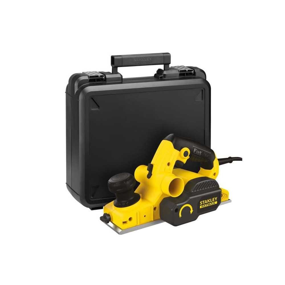 Rabot électrique FME630K-QS Gamme FATMAX Semelle fonte d'aluminium jaune et noir 82 mm STANLEY FATMAX