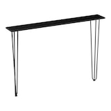 thumbnail of Helloshop26 - Mesa de consola 82 x 120 x 18 cm para hall de entrada sala de estar ou sala de jantar preta 03_0010874