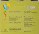 thumbnail of SONETT Maschinenspülmittel 1,5kg Pulverkonzentrat