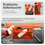 thumbnail of CASARIA® 2er Set Alu Sonnenliege mit Dach Klappbar Wetterfest Gartenliege Orange