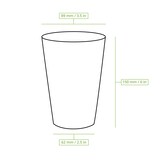 thumbnail of BIOZOYG 1000 Stück Einwegbecher 500 ml / 20 oz Pappbecher, Kaffeebecher, ungebleicht, ökologisch, kompostierbar, umweltschonend für Coffee to Go