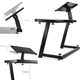 thumbnail of Support DJ Mobile Ibiza DS20 de qualité professionnelle - pour tables de mixage, platines, contrôleurs, PC - sac de transport