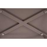 thumbnail of Couchtisch VORIN - Kunststoff Taupe 80x45x45 cm | Sofatisch Oval Beistelltisch Wohnzimmertisch Klein