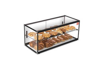 Gasfrit - Vetrina neutra da banco a 2 ripiani, 920 × 398 × 381 mm