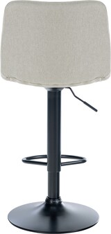 thumbnail of Barhocker Lex Stoff creme/schwarz