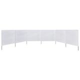 thumbnail of Helloshop26 - Schermo divisorio in tessuto a 6 pannelli 800 x 160 cm bianco sabbia 02_0008843