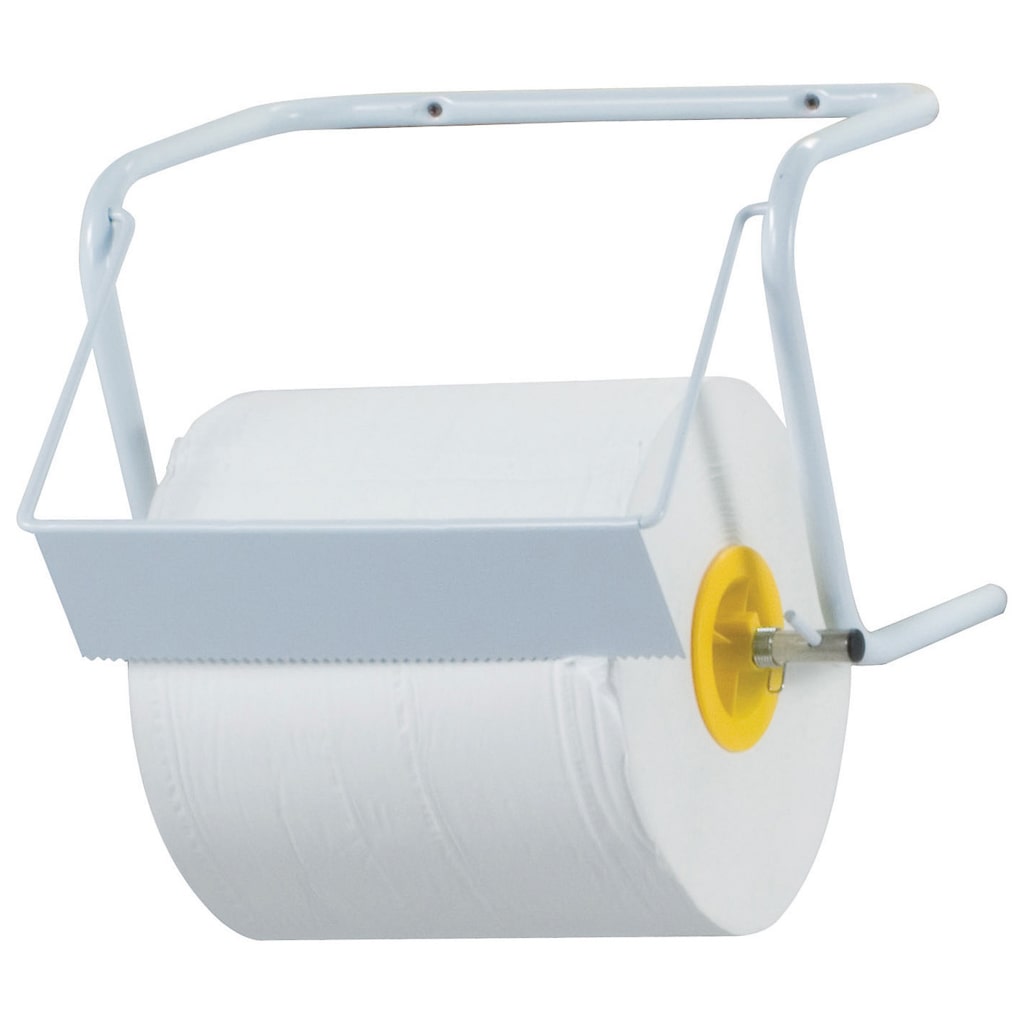 Mar Plast Portarotolo industriale a muro in metallo verniciato Bianco 522