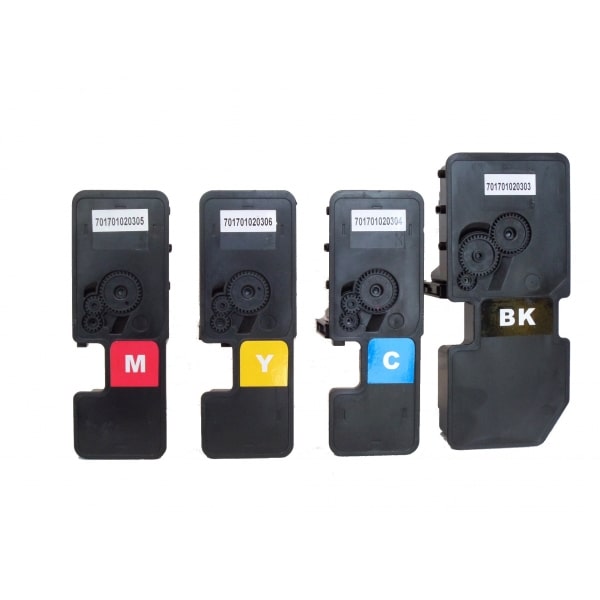 4x Toner kompatibel f. Kyocera ECOSYS P5021cdw Drucker - ersetzt TK-5230 umd TK-5220 BK / C / M / Y Toner