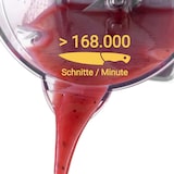 thumbnail of KLAMER Hochleistungsmixer 1800W, 1,75L Standmixer mit Tritan-Mixbehälter, Smoothie Maker mit 28000 U/Min, 9 Programme und 6 Klingen