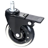 thumbnail of Bürostuhl Rollen 5er Set, HMF 6810, 11 mm, Schwarz