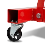 thumbnail of EBERTH Werkstattkran 2000 kg, hydraulisch, 4-fach verstellbar (1050–1590 mm), klappbar, mit 6 robusten Lenkrollen