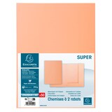 thumbnail of Exacompta - Réf. 332002E - Carton de 250 chemises rigides avec 2 rabats SUPER 210 g/m² - dim 24 x 32 cm pour documents format A4 - couleur bulle