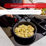 thumbnail of BERGNER Click&Cook - Batería de Cocina 10 Piezas Color Negro con Mango Extraíble: 3 Sartenes, 2 Cazos, Tapas y Utensilios en Aluminio Fundido