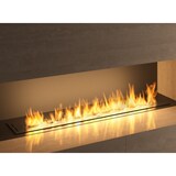 thumbnail of Queimador de bioetanol 120cm em aço inoxidável preto, 5 lt