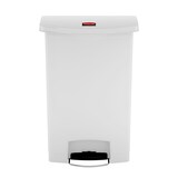 thumbnail of Rubbermaid Tretabfalleimer Slim Jim 1883561 Kunststoff 90l weiß