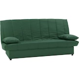 thumbnail of Banquette clic clac 3 places - Tissu 100% coton Vert - Style Contemporain - L 190 x P92 cm - MILA AUCUNE